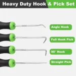 4Pcs Car Pick and Hook Set Automotive O Ring Oil Seal Gasket Puller Remover Craft Hand Tool Auto Disassembly Accessories - Image 2