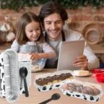 50pcs cake Box Foil Loaf Pan Homemade Cake Bake Mold of Home Shop Baking Wedding Party Cheesy Cheese Bread Container Dessert Box - Image 5