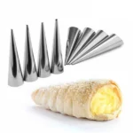 6/12/24pcs Kitchen Stainless Steel Baking Cones Horn Pastry Roll Cake Mold Spiral Baked Croissants Tubes Cookie Dessert Tool ZXH - Image 6