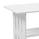 Bedside Table Furniture Decor Coffee End Small Desk Square Space Pvc Wood Plastic Board for Bedroom Tables - Image 5