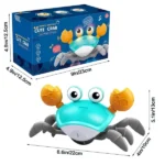 Dancing Crab Run Away Toy for Babies Crawling Interactive Escape Crabs Fujão Toys Baby Birthday Gift VIP Dropshipping with Box - Image 2